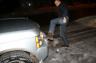19:00 - leaving to Bucharest, cleaning the ice off the parking sensors